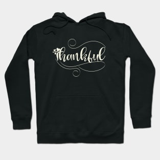 Thankful_light lettering Hoodie